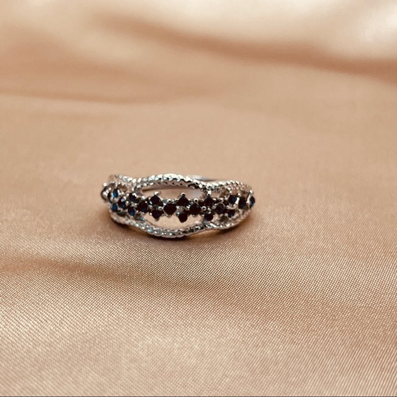 ✨✨✨_ 2x$60_ 925 Sterling Silver CZ Band Ring - Picture 10 of 16